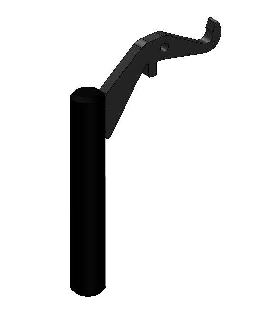 Parkray Aspect 4 Compact Black Handle Assembly