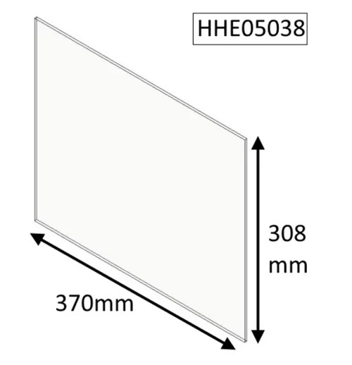 Hunter Herald 5 ECO Replacement Glass - Single Door