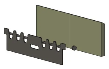 Hunter Herald 6 Wood Conversion Kit - Single Door - CEvII Model