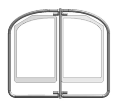 Hunter Cleanburn Rope Seal Kit - Double Door