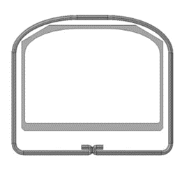 Hunter Cleanburn Rope Seal Kit - Single Door