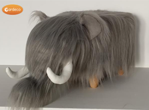 PRE ORDER Gardeco Tundra the Woolly Mammoth Footstool  