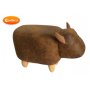 Gardeco Cowie the Small Brown Cow Footstool
