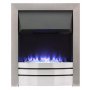 Hopton Electric Inset Fire with Stainless Steel Frame
