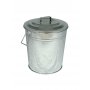 Basic Galvanised Fire Bucket with Lid