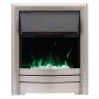 Sandon Electric Insert Fire with Satin Silver Frame