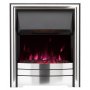 Sandon Electric Insert Fire with Black and Chrome Frame