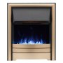 Sandon Electric Insert Fire with Black and Gold Frame