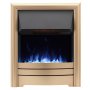 Sandon Electric Insert Fire with Satin Gold Frame