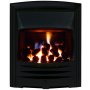 Solaris HE Glass Fronted Convector Insert Gas Fire - Black Finish