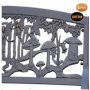 Gardeco Steel Framed Cast Iron Bench with Fairies