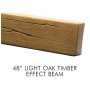 48" Light Oak Timber Effect Beam