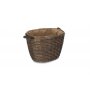 Lincolnshire Small Antique Wash Oval Log Basket