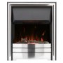 Sandon Electric Insert Fire with Black and Chrome Frame