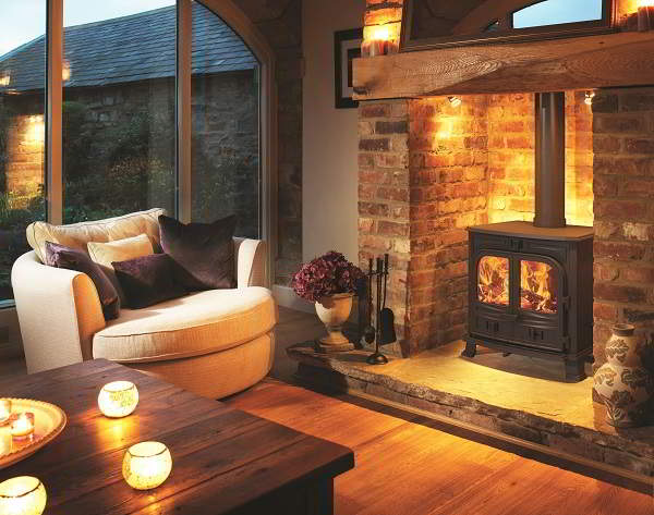 Use a wood burning stove to heat your water