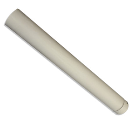 Warm White/Ivory 1000 x 5 inch Flue Pipe