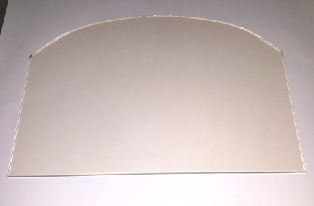 DRU 78 CB Replacement Door Glass - 518mm x 325mm