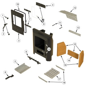Arada AX5 Multifuel Exploded Diagram - Series 1