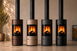 Hunter Halo Radial Cylindrical Woodburning Stove - 4.9kw