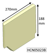 Hunter Inset Side Brick - Lower Right Hand - MKI