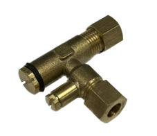 Portway Gas 8mm Restrictor Elbow & Test Point 