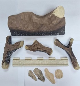 Portway P1 Contemporary MK2 Gas Complete Log Set