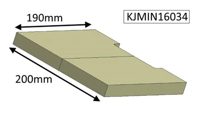 Jetmaster 16i Inset Lower Baffle Brick - Pre 2016 Model