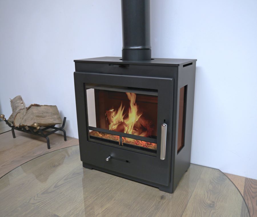 Pevex X40 Cube Panorama Multifuel Stove