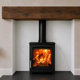 Signature Collection Calacatta Bianco Fireplace Chamber