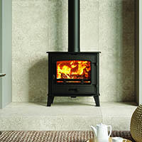 County 5 Wide Multifuel Stove