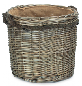 Essex Antique Wash Round Basket