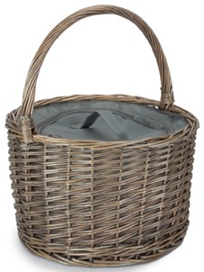 Round Grey Chiller Basket