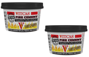 2 x Black Fire Cement - 500g