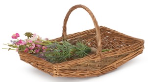 Small Unpeeled Willow Garden Trug