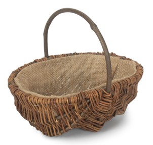 Small Oval Unpeeled Willow Garden Trug