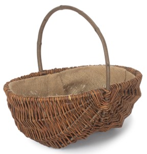 Large Oval Unpeeled Willow Garden Trug