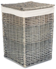 Small Square Laundry Basket With White Lining