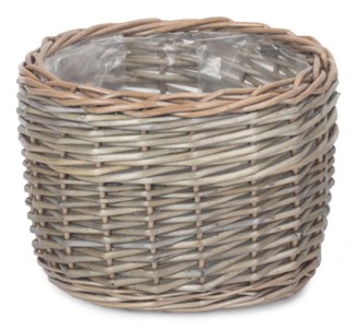 Medium Round Antique Wash Planter