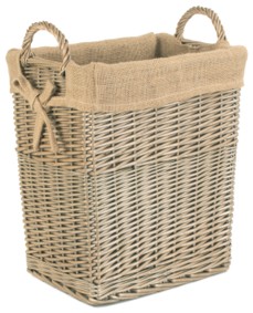Bedfordshire Small Rectangular Log / Storage Basket 