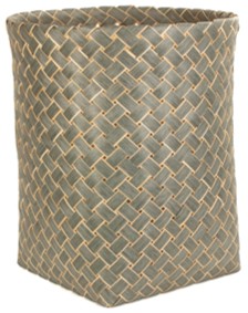 Grey Poplar Laundry Basket