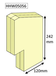 Hunter Herald 5 Slimline Multifuel Side Brick (CE Model)