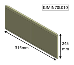 Jetmaster 70i Low Inset Rear Brick 