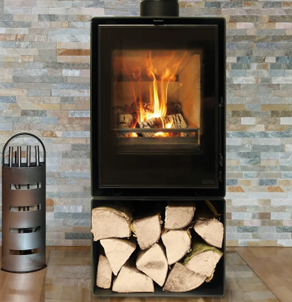 Pevex Serenity 40 CURVE Free Standing ED Convector Multifuel Stove - 4.5kw