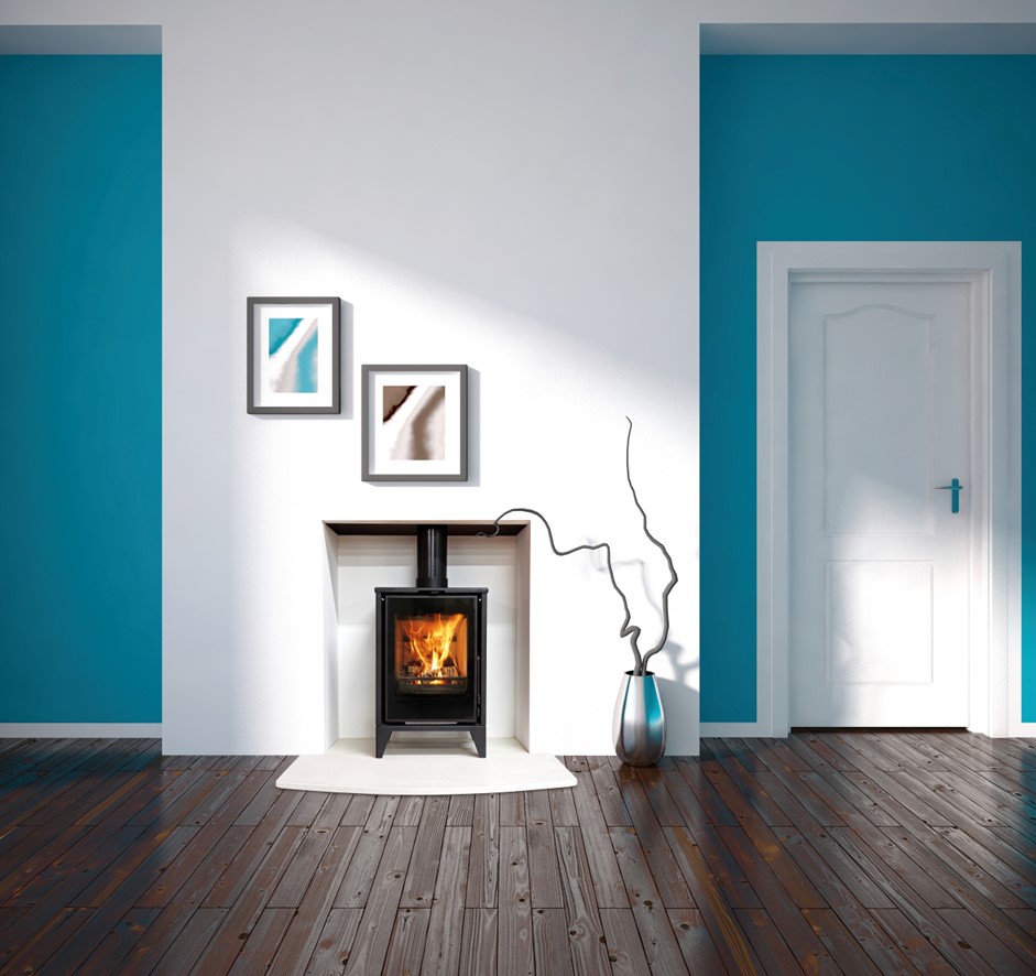 Pevex Serenity 40 Free Standing ED Convector Multifuel Stove - 4.5kw