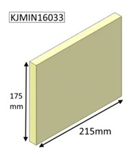 Jetmaster 16i and 18i Inset Side Brick - 215mm x 175mm