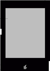 ACR Tenbury T400 ECO Replacement Glass - 524mm x 370mm