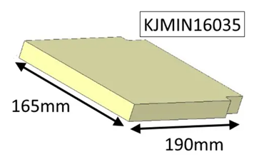 Jetmaster 16i Inset Upper Baffle Brick