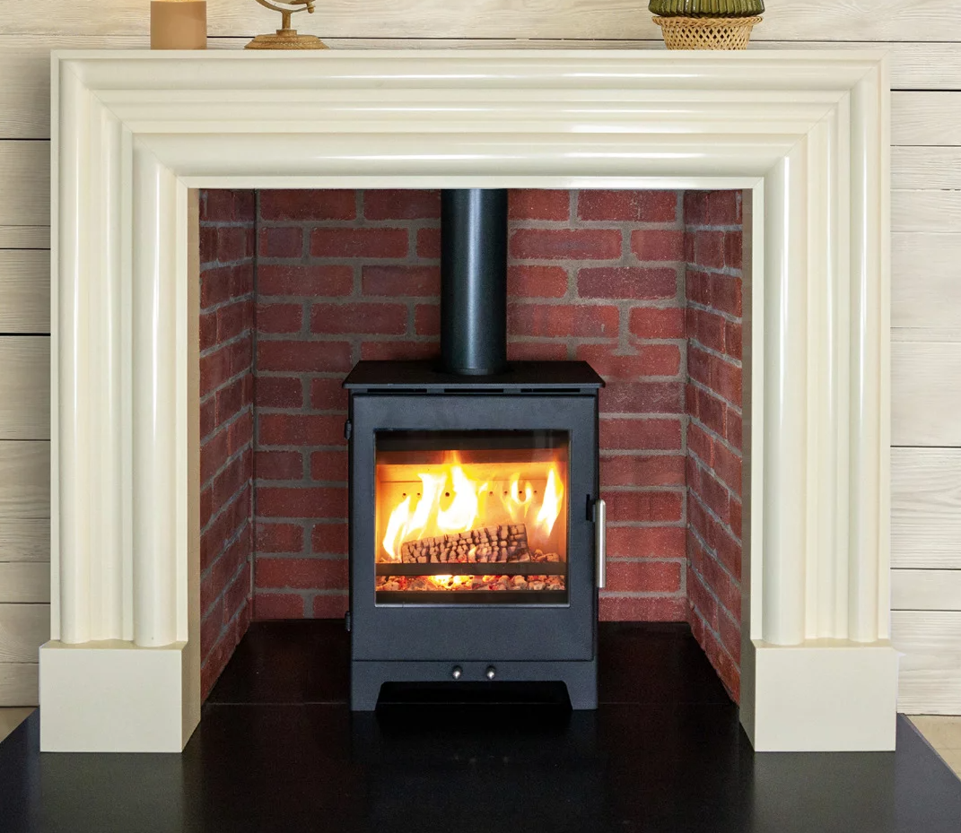 Pevex Brightwell 400 Portrait Multifuel Stove with Direct Air - 5kw