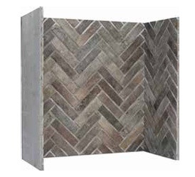 Carmar Herringbone Fireplace Chamber