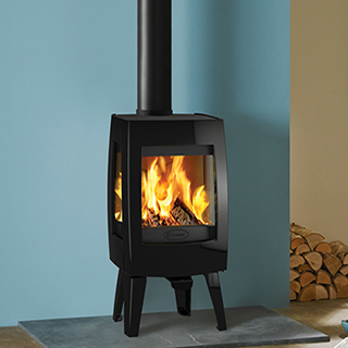 Dovre Sense 103 with Glass Sides and Legs